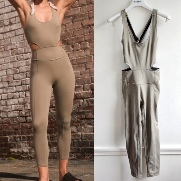 New Free People Back It Up Sage Onesie Jumpsuit Sizes XS, S - Picture 1 of 11